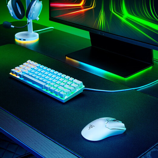 雷蛇（Razer） 毒蝰v2pro专业版 轻量化无线游戏鼠标 宏电竞鼠标  对称手型 lol吃鸡鼠标 【第三代光学微动】毒蝰V2专业版白色