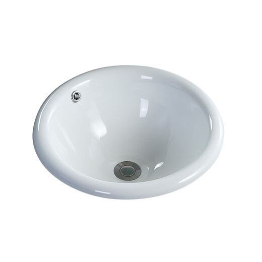 Taichung basin semi-embedded ceramic wash basin oval round above counter basin wash basin under counter basin wash basin 16 inch oval free drain + glue