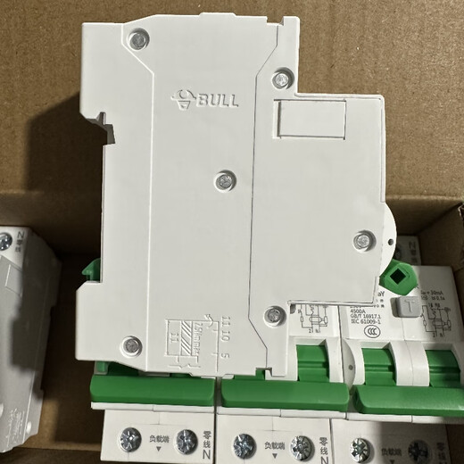 公牛（BULL）2位漏电保护器空调热水器2P空开断路器窄体漏保36毫 63A