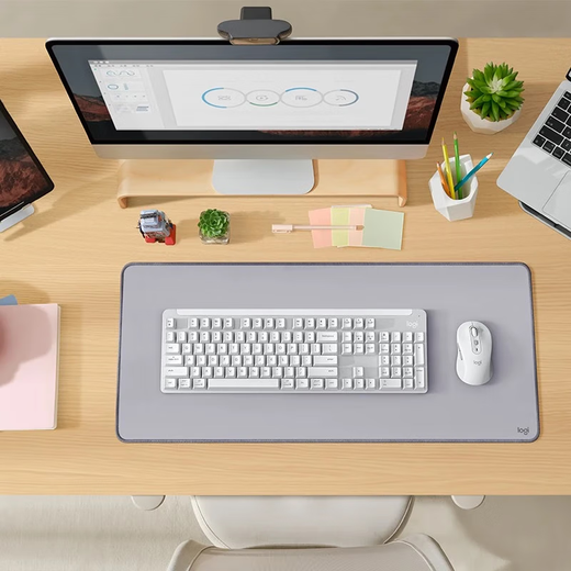 罗技（Logitech）K865机械键盘 （K845升级款）无线蓝牙键盘 商务办公 游戏电竞任切换 104键全尺寸 游戏键盘 K865+薰衣兔键帽+多选礼品