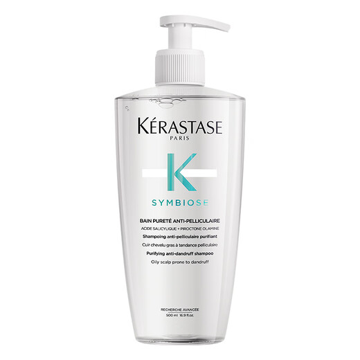 Kashi Zizai Bottle Shampoo 500ml Anti-dandruff control oil fluffy and refreshing stability deep cleansing and stable scalp for 480ml