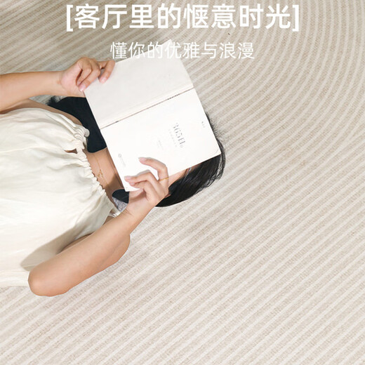 
Lei'ao leerout living room carpet 2025 new creamy air waterproof and washable wipeable light luxury high-end bedroom Qingyu 16779 230cm*160cm