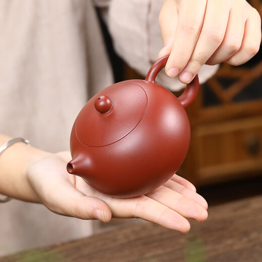 Gold inlaid jade teapot, Yixing raw mineral purple clay teapot, home office teapot, tea kung fu tea set, inlaid cover Xishi teapot