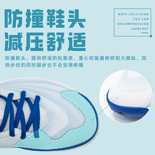 YONEX Yonex badminton shoes new yy wear-resistant non-slip men's and women's shock-absorbing training women's shoes sports sneakers CFT2EX white/blue men's and women's sports shoes 41 It is recommended to take 1 size larger