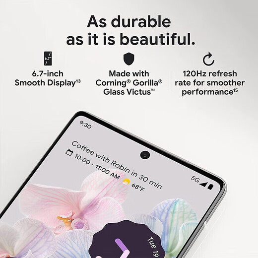 Google / Google Pixel 6 Pro Smartphone Android natif avec 6A Écran incurvé Google 6e génération Pixel 6A Black 6.1 pouces Strucy Screen 128g
