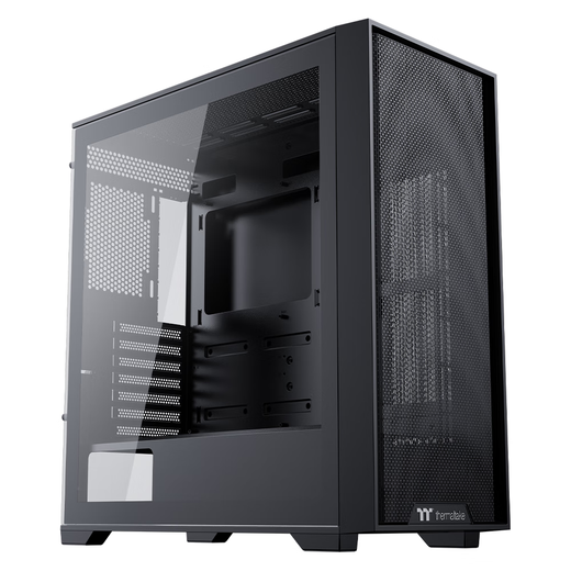 Thermaltake（Tt）钢影 风S 黑色 机箱水冷电脑主机（支持EATX/钢化玻璃侧透/支持360水冷/高兼容/4090显卡）