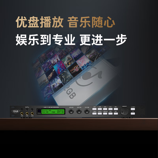 Melody X5 pre-amp effector ktv professional digital audio processor karaoke reverb mixer anti-howling home theater electric guitar home effector X5 Pro effector_professional version