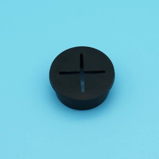 Shantou Lincun cross rubber plug, white soft silicone cable hole cover, mobile phone cabinet dustproof plug sealing ring opening 20, white opening 20mm, 100 pieces (high price)