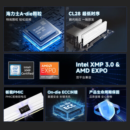 KINGBANK Star Blade 6000c28 ddr5 memory stick 6400 Star Blade 32g16gx2 6800 48g desktop memory stick 7200 gaming e-sports high frequency vest strip 64g Star Blade White 32G (16Gx2) 6000 C28 A generation