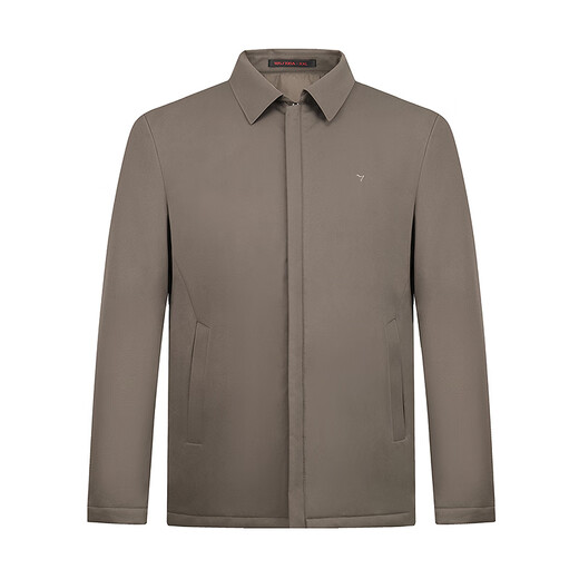 Qipai three-proof cotton-padded jacket for men in winter, fashionable and casual for young and middle-aged people, comfortable and warm lapel jacket