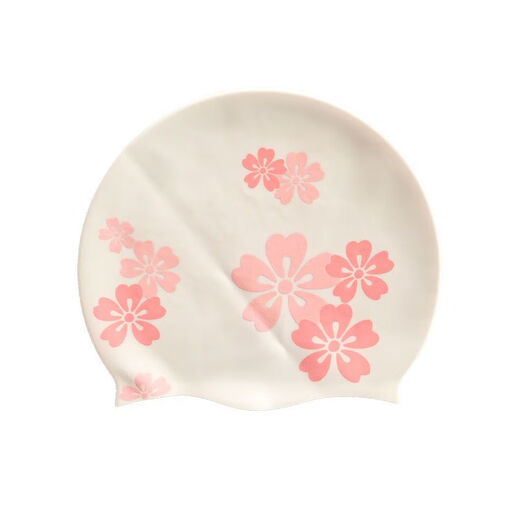 Chaosihui silicone ear protection swimming cap swimming cap ear protection design waterproof silicone swimming cap swimming silicone swimming cap - black large size + nose clip earplugs