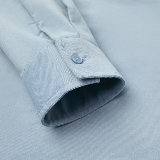 PRICH Simple Solid Color Basic Lapel Shirt 2025 Winter New Commuting Loose Shirt Top Women 50 Blue S 160