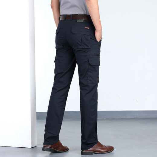 Pantalon de travail Jeep / Jeep Pantalon Multi-poche Multi-Pocket Pantalon Men de coton mince et pantalon multi-poche en extérieur de coton mince et d'hiver