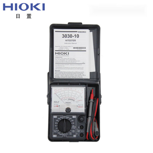 日置（HIOKI）指针式万用表 便携机械万用表 3030-10 L9207-30线