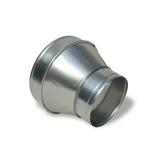 Tinplate large and small head hose exhaust pipe reducer joint range hood fan air duct adapter round horn sink with flange diameter 310mm to any size, connect 1