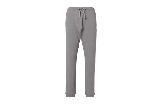 Clover (Adidas) originals striped logo casual retro sports trousers men's heather gray imported from overseas heather gray S