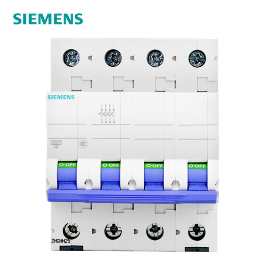 西门子（SIEMENS）空开 5SN6625-7CN C型 25A 3P+N 6KA 400VAC 总闸开关 断路器 空