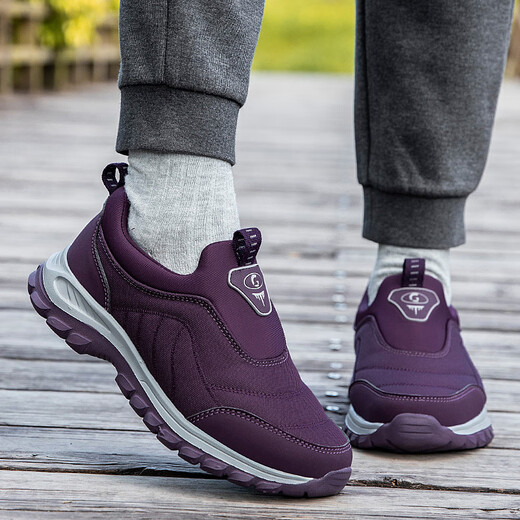 Adachiaki Lijian Stoffschuhe Sommer Mesh mittleren und älteren Männer Pedal Nicht ruhig