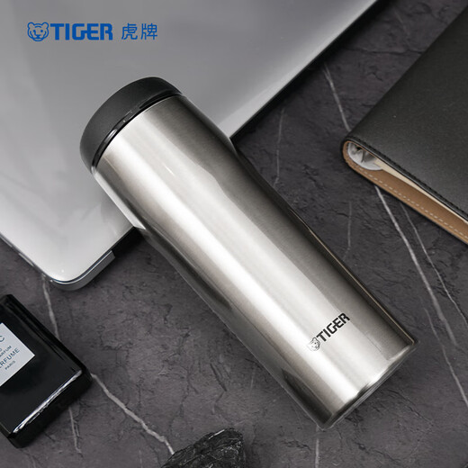 Tiger brand (TIGER) stainless steel original imported thermal insulation and cold insulation water cup for men and women MJA-B048XC stainless steel color 480ML