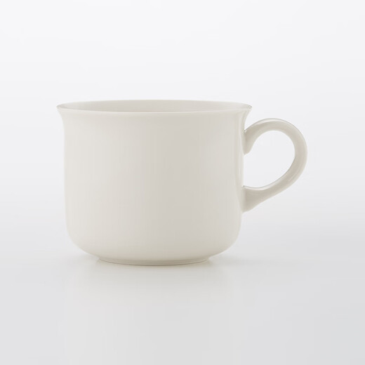 MUJI rice porcelain cup, water cup, coffee cup, home simple, about 330ml 4S