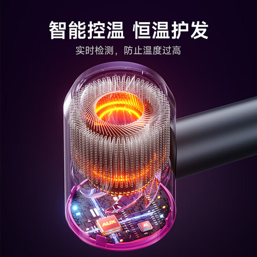 AUX hair dryer household high-speed high-wind hair dryer negative ion hair care does not hurt hair portable hair dryer 2400W high-power hair dryer for men and women