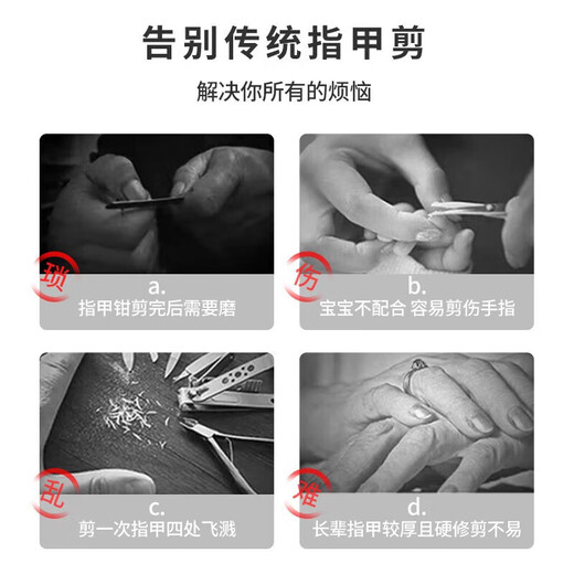 Xiaomi Baby Electric Nail Clipper Fully Automatic Silent Nail Clipper for Hands and Feet Grinder for Infants and Elderly Upgraded Lilac Purple Upgraded Power + UV Disinfection