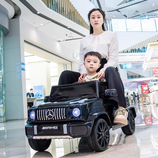 蚁道大G婴儿童电动车四轮玩具车可坐大人小孩可驾驶载人遥控汽车 标配白：遥控+摇摆+双驱 0-10岁宝宝1-3-6岁玩具
