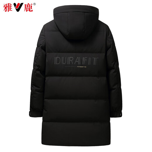 Yalu средней длины, пуховик, мужской зимний съемный капюшон, одежда для папы среднего и пожилого возраста, теплая мужская куртка на утином пуху, верх
