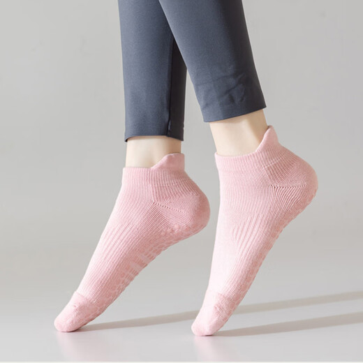 Huodiniao Autumn and Winter Yoga Socks Non-slip Professional Women's Adults Thickened Shock Absorbing Pilates Socks Indoor Fitness Sports Floor Socks Choose 3 Pairs Color Contact Customer Service for Notes