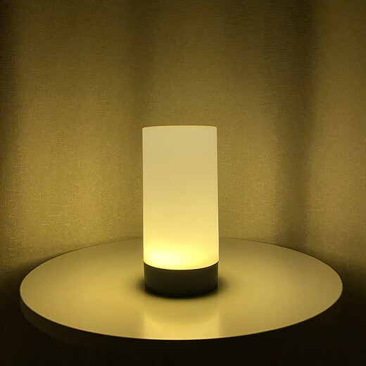 Bright luxury atmosphere rechargeable table lamp customized printing balcony dining table wine bar decoration bedroom night light desktop script killing lamp warm white light with charger