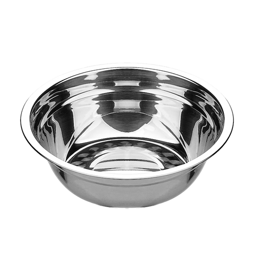Camellia (CHAHUA) Zhenxiang stainless steel basin thickened flat bottom soup basin kitchen egg beating and basin washing vegetable baking basin 26 cm