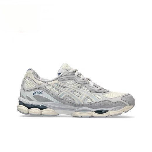 亚瑟士（asics）GEL-NYC Wide Mesh 米灰复古休闲跑鞋 1203A372-600 米灰色(1203A372-600) 全新 收藏 41.5
