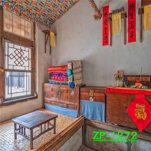 CLCEY农村背景布乡村怀旧网红主播直播背景布3d立体直播间挂布田野丰收 ZP-15253 2.5米宽+2.5米高 (挂钩)