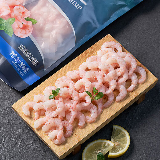 No. 1 Member Store Frozen Arctic Sweet Shrimp 2Jin Jin is equal to 0.5kg, packed, firm and fresh, individually packaged, seafood and aquatic products