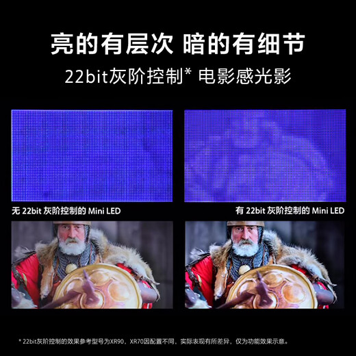 Sony (SONY) K-85XR90 85-inch TV 9 Series MiniLED large screen 4K ultra-high definition smart network TV theater-level dome sound field wide viewing angle first-class energy efficiency trade-in 85-inch K-85XR90 (government trade-in subsidy)