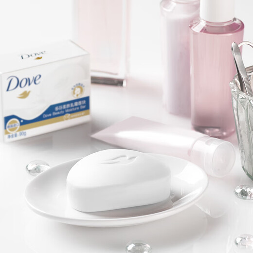 Dove Cleansing Soap Skin Softening Cream Scented Blocks Gentle Cleansing Soap Portable Travel Package 90g Skin Softening Cream 90g | Fragrance Blocks