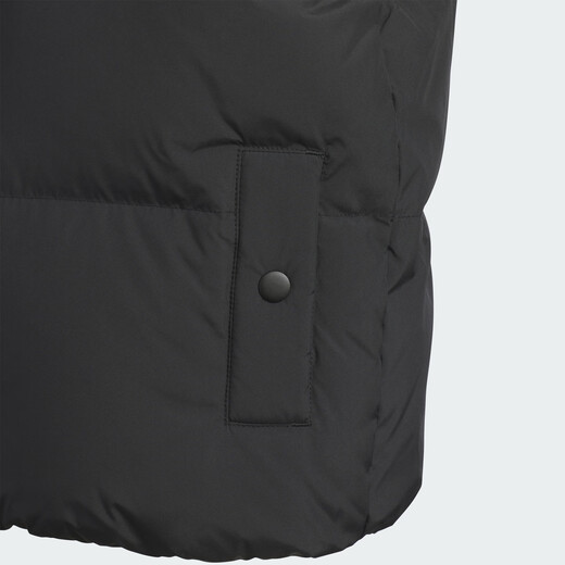 adidas男女小童600蓬休闲保暖连帽羽绒马甲秋冬新款阿迪达斯官方 黑色   158  