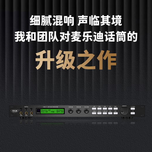 Melody X5 pre-amp effector ktv professional digital audio processor karaoke reverb mixer anti-howling home theater electric guitar home effector X5 Pro effector_professional version