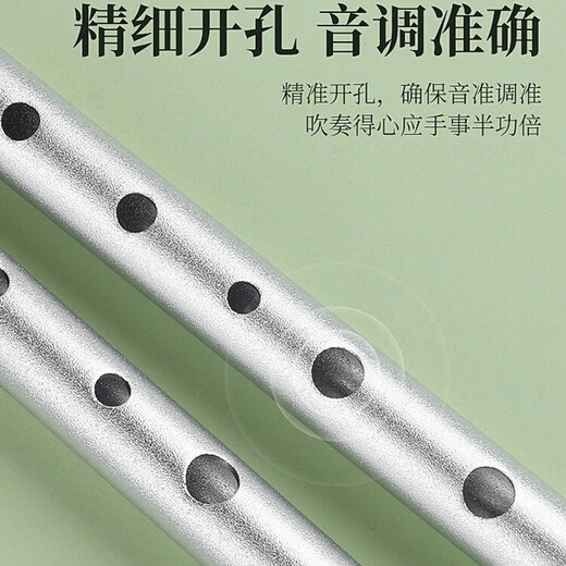 Miaos Irlanda Metal Wilute Flauta Registro para principiantes C-ajuste de C-ajustado Juega profesionalmente Treble Flauta recta Alemana Six Hole C-Tuning Black