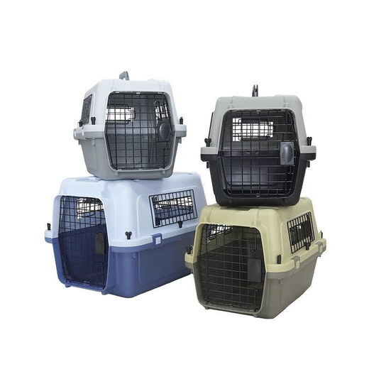 MODX国际航空标准宠物航空箱猫笼狗笼外出托运便携箱金属门窗符合IATA 国航款1号箱 送挂碗+尿板+尿片