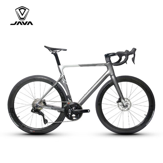 
Jiawo JAVA road bicycle hydraulic disc brake 7170 electronic speed barrel shaft carbon fiber bend handle racing VESUVIO bright titanium M (height: 170-180CM)