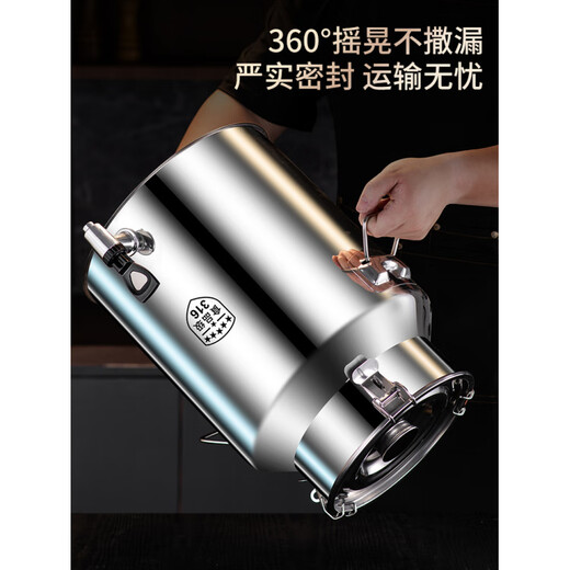Fat Donglai oil barrel 316 stainless steel food grade edible oil empty barrel milk tea transportation extra thick 28L with faucet grade 316 stainless steel