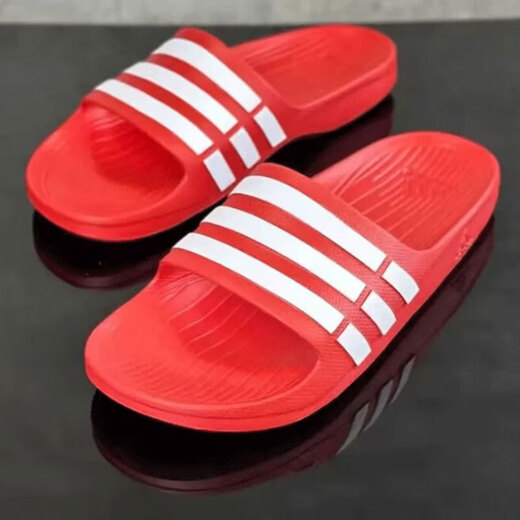 Adidas slippers men's shoes women's shoes summer new beach shoes light casual shoes outdoor breathable fashion sandals G15886 G15886 46

