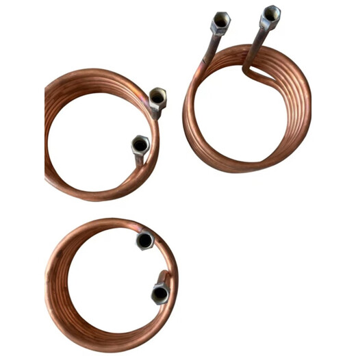 Copper coil custom non-standard spiral spring copper tube cooling cycle condensation pipe steam chiller heat exchanger 16*2mm thick