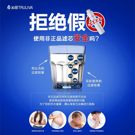沁园（TRULIVA） 净水器滤芯官方 浩合/小白鲸/小水钻/小净灵/小新系列 单支净水器滤芯 RO膜滤芯-适用KRL5009/5019