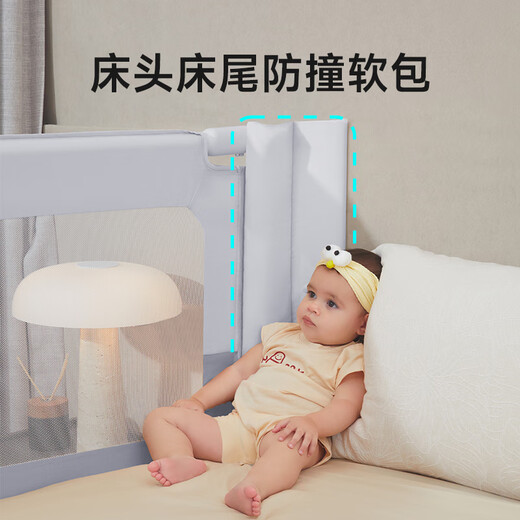 InnoTruth婴诺婴儿床围栏床上床围挡安全护栏床边防护栏宝宝防摔床挡板两面