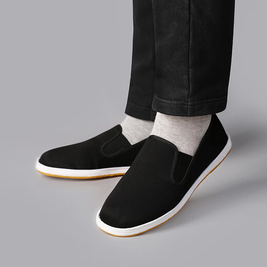 Yu Zhaolin old Beijing cloth shoes traditional handmade thousand-layer sole slip-on slip-ons men's casual shoes Y1S-1002 42