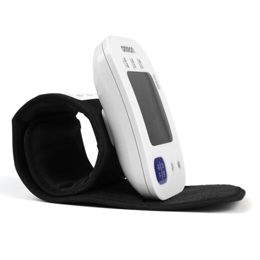 Omron Electronic Botter Pression Monitor Home Smart Smart Allderly Totalmente Automático High Precise Wrist Travel Portable 6182 HEM-6160 [Modelo de muñeca clásica]