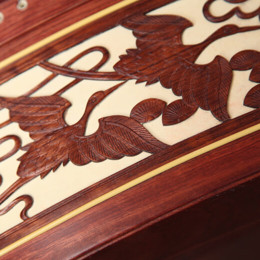 Dunhuang Guzheng 694DQ Doble grúa chaoyang Caderas de clasificación para principiantes Instrumento musical introductorio de niños para adultos 694dq Doble grúa chaoyang (Dé accesorios completos de accesorios)