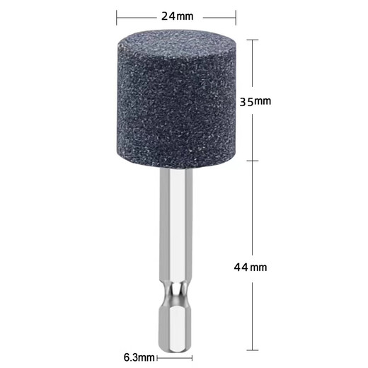 Suizhiyu hexagonal handle grinding wheel, brown corundum tire repairing extended grinding head, grinding head, electric hand drill, automatic internal circle grinding wheel, brown corundum conical hexagonal handle grinding head, 3 pieces